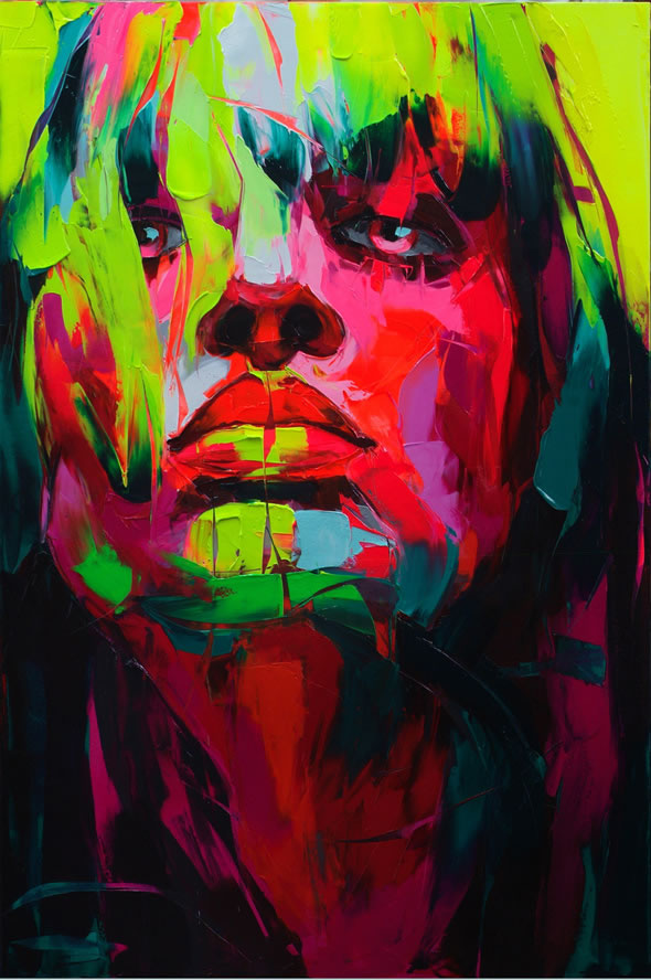 Francoise Nielly Portrait Palette Painting Expression Face223
